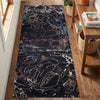 Gold Essence Black Marble Runner
