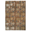 Luxury Geometric & Floral Pattern Area Chenille Rug