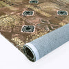 Luxury Geometric & Floral Pattern Area Chenille Rug