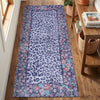 Decorative Boho Floral Leopard Floor Runner