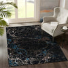 Luxury Marble Abstract Chenille Rug