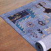 Gold Essence Blue Medallion Runner