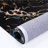 Luxury Marble Abstract Chenille Rug