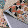 Luxury Patchwork Persian Floral Design Chenille Rug